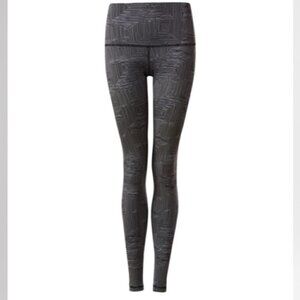 Lululemon High Rise Wunder Under MazeJacquard Pant